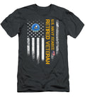 Vintage USA American Flag Navy Seabee Proud Retired Veteran Eloyw Zelda T-Shirt