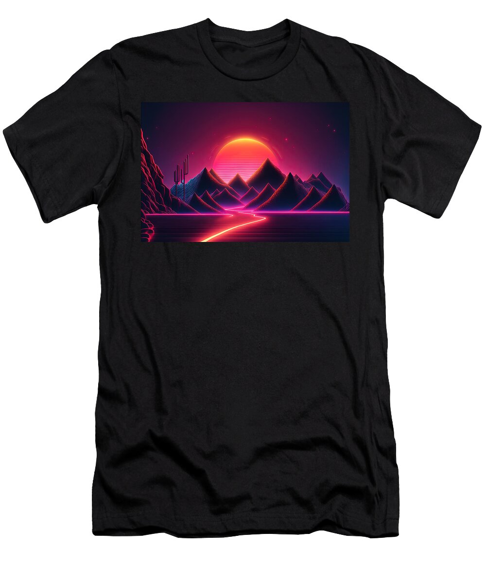 Vintage Visions Retrofuturism Reimagined Paul Konschake T-Shirt