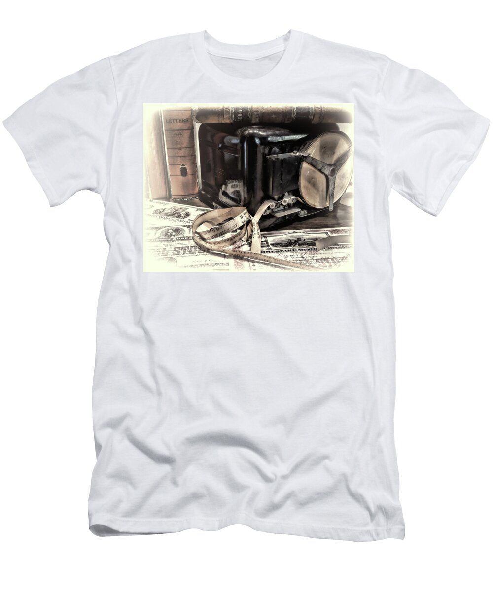 Vintage Wall Street Stock Ticker Artistic Paul Ward T-Shirt