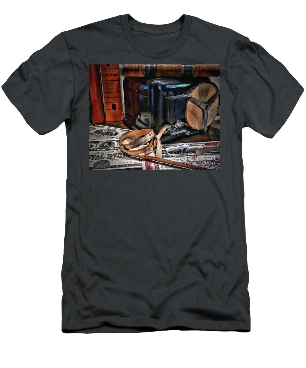Vintage Wall Street Stock Ticker Paul Ward T-Shirt