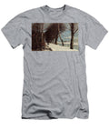 Vinterlandskab Med Spadserende Personer Anders Andersenlundby Danish T-Shirt