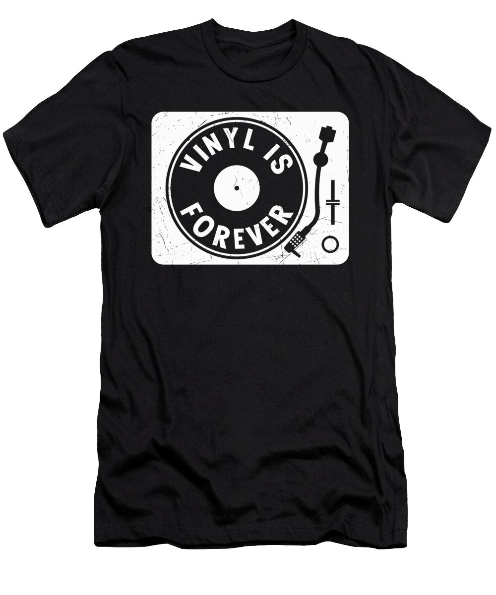 Vinyl Is Forever 80s Aesthetic Gifts and Licensed Art T-Shirt