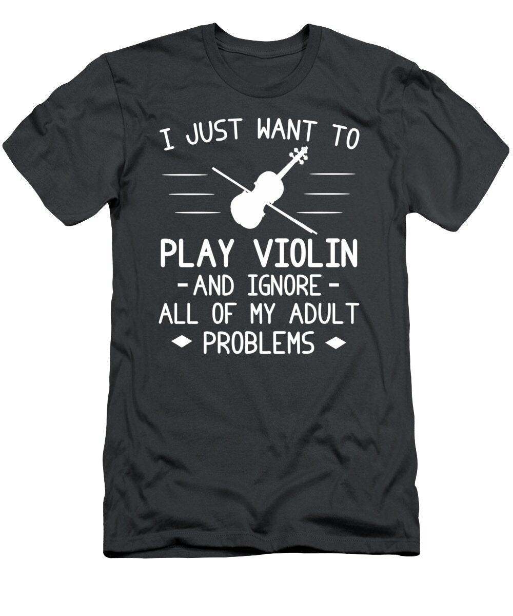 Violin Serenade Adult Woes Fade Funny Hoodie Awesome Store T-Shirt