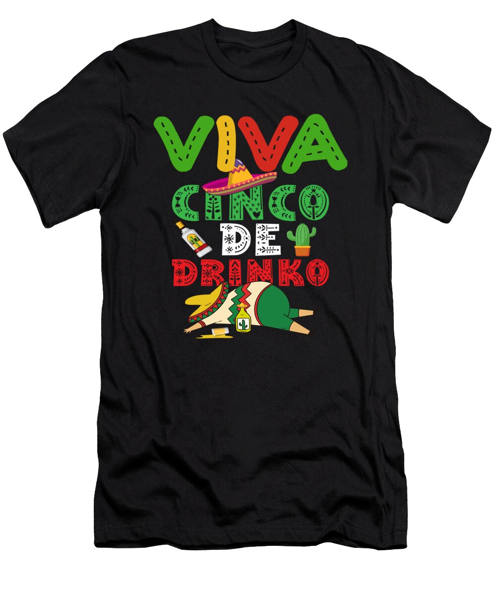 Viva Cinco De Mayo Party Tequila Lover Orgence Matungwa T-Shirt