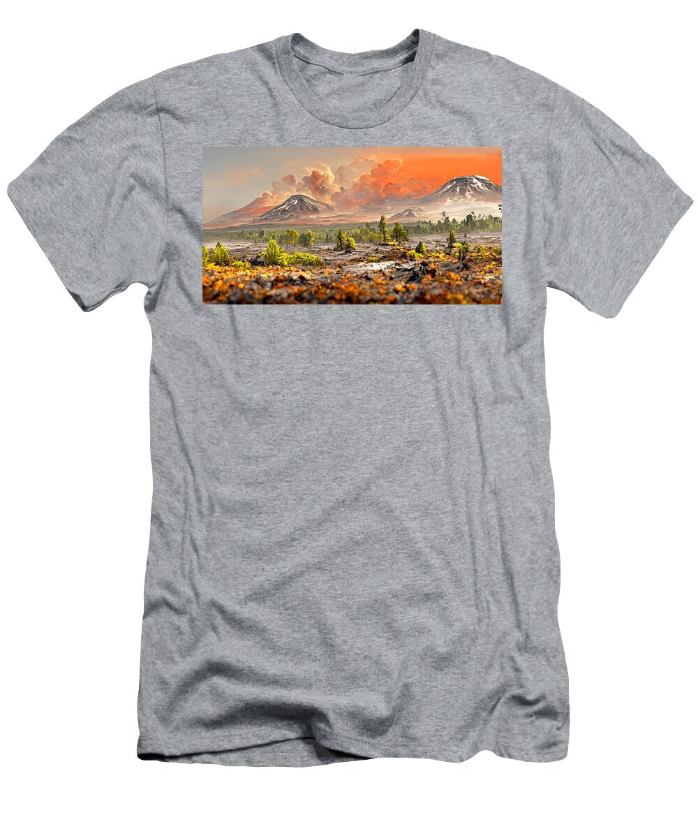 Volcanic Landscape Frederick Butt T-Shirt