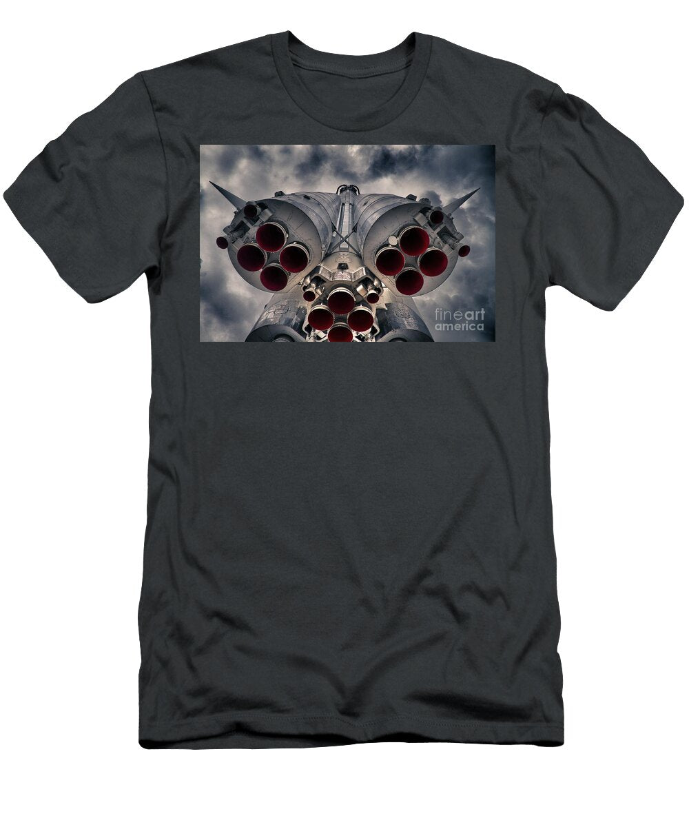 Vostok Rocket Engine Stylianos Kleanthous T-Shirt