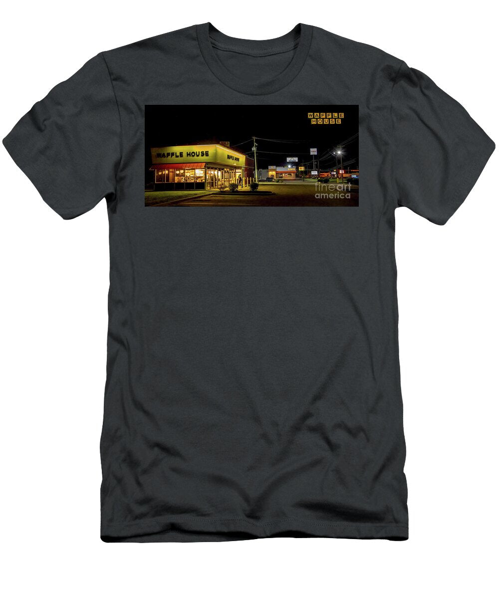 Waffle House Okolona Louisville Ky Fineartroyal Joshua Mimbs T-Shirt
