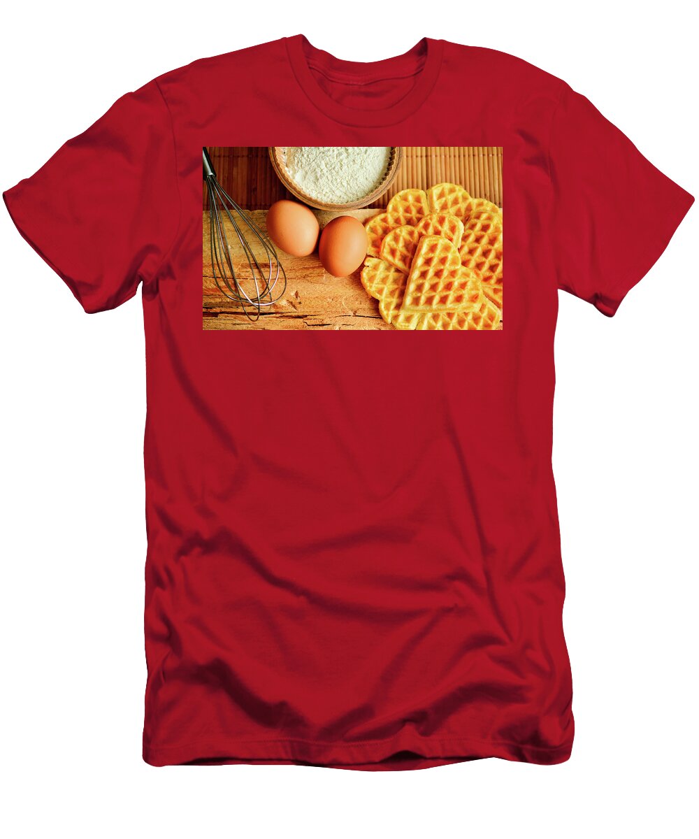 Waffles and Eggs Conger Design T-Shirt