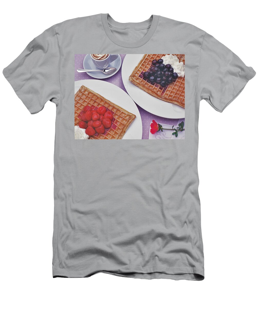 Waffles and Summer Berries Frank Lee T-Shirt