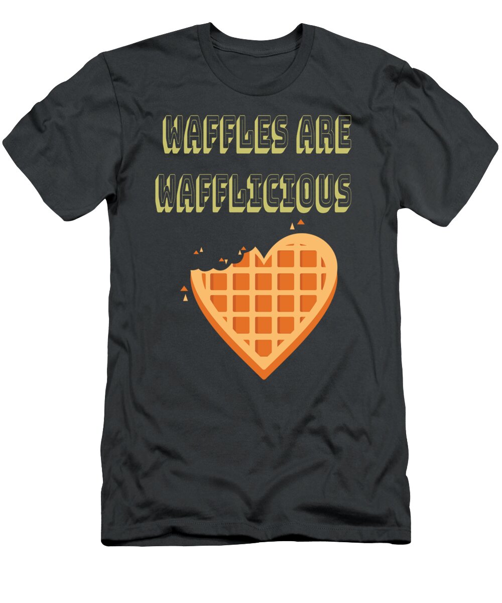 Waffles Are Wafflicious Belgian Waffle Breakfast Lover James C T-Shirt