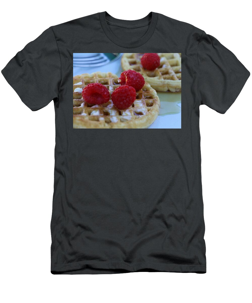 Waffles with Raspberries the Art of Marilyn Ridoutt Greene T-Shirt