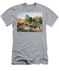 Wagon Crossing a Drift Natal Thomas Baine T-Shirt
