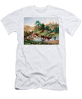 Wagon Crossing a Drift Natal Thomas Baines T-Shirt