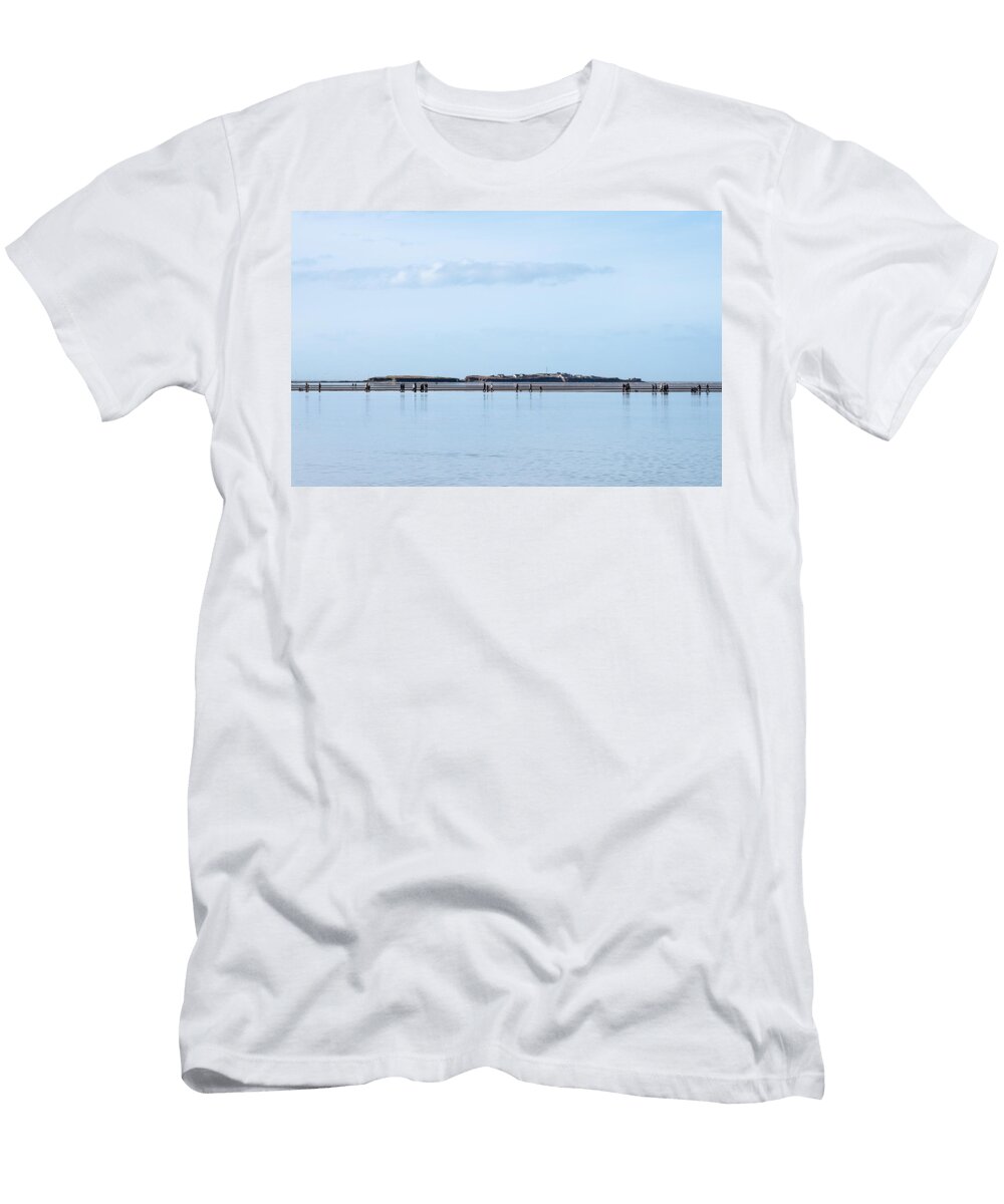 Walking on Water Karen Lawrence Spikey Mouse Photography T-Shirt