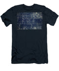 Wall Texture in Blue Brandon Tabiolo T-Shirt