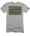 Warm Beige and Black Horizontal Stripe Pattern Petite Pattern Minimal Graphic Designs T-Shirt