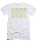 Warm Beige and White Geometric Shape Pattern Petite Pattern Minimal Graphic Designs T-Shirt
