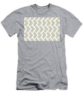 Warm Taupe and White Chevron Arrow Pattern Petite Pattern Minimal Graphic Designs T-Shirt