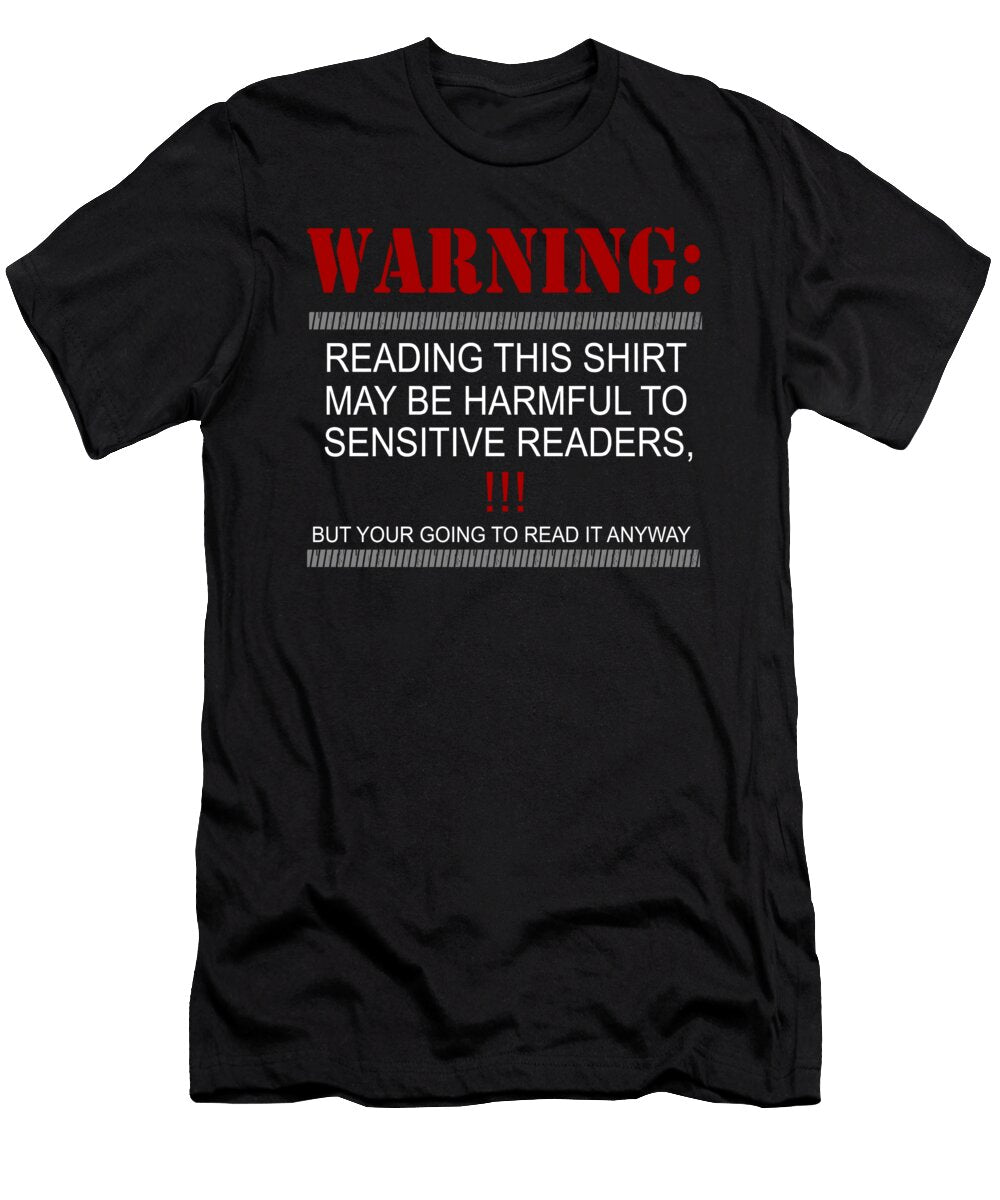 Warning Reading This Jacob Zelazny T-Shirt