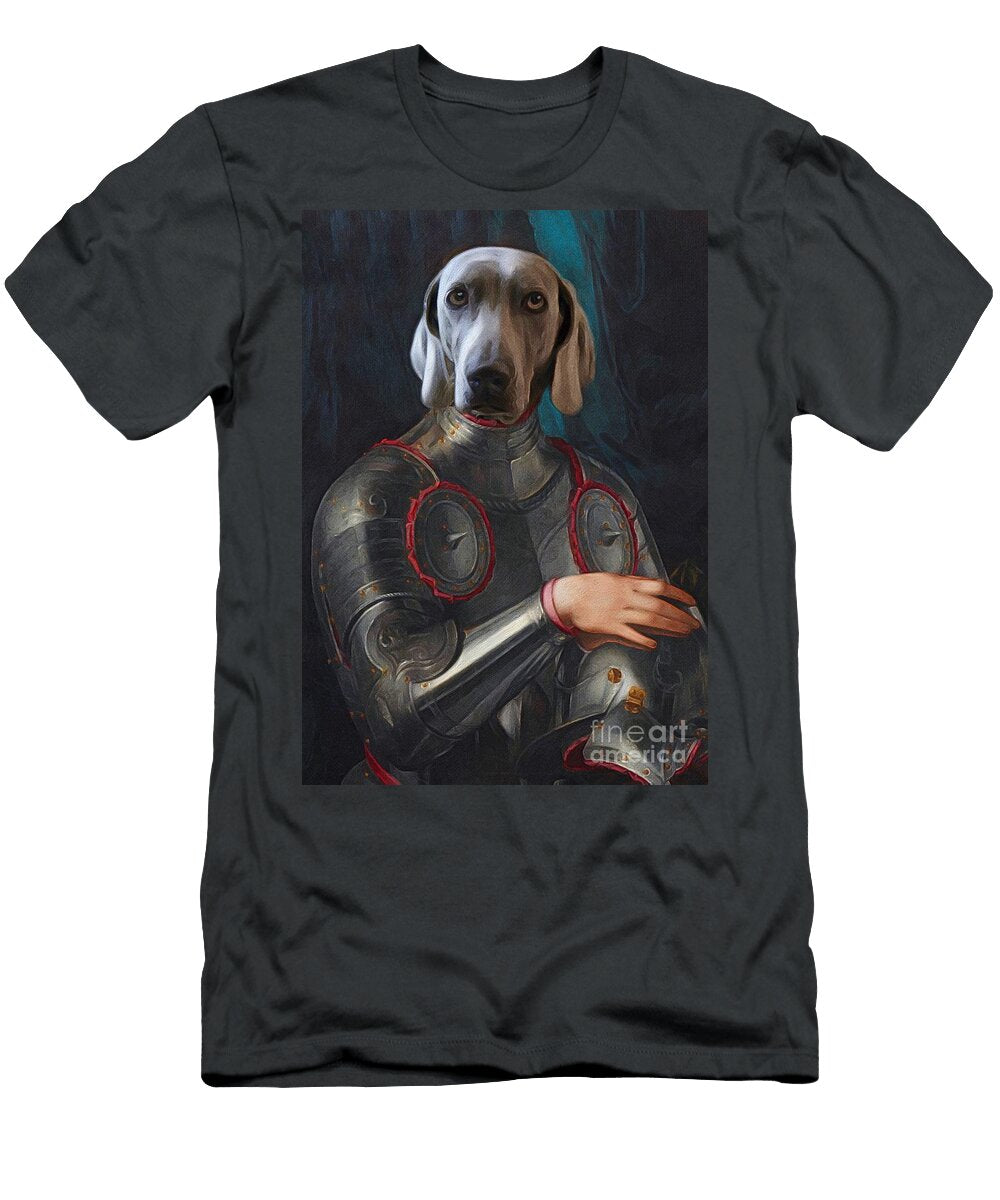 Warrior Weimaraner Zelda Tessadori T-Shirt
