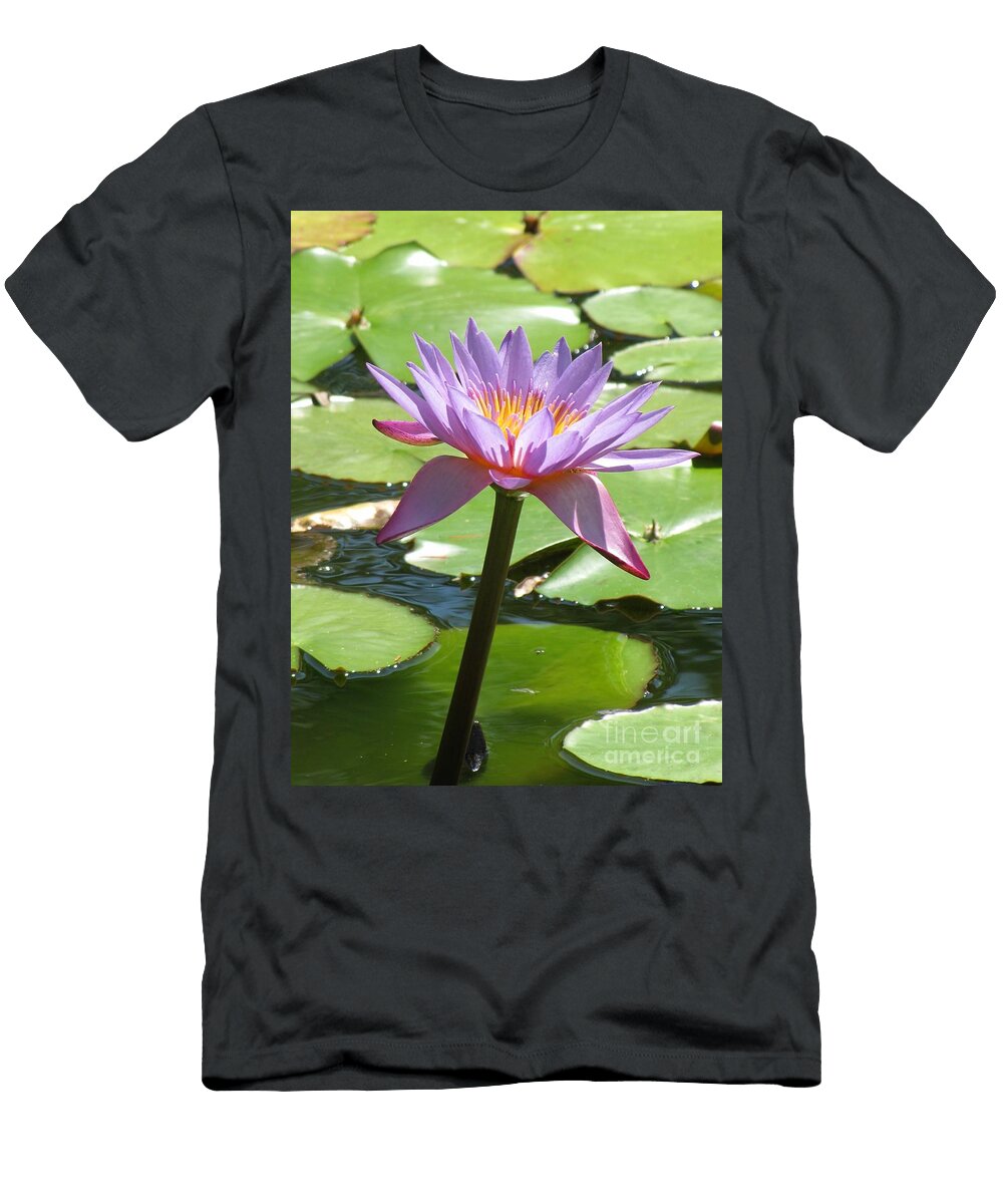 Water Lotus Cat Pancake T-Shirt