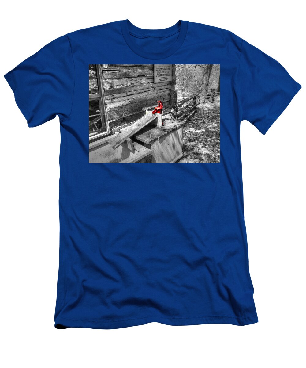 Water Pump in Nature V3 John Straton T-Shirt