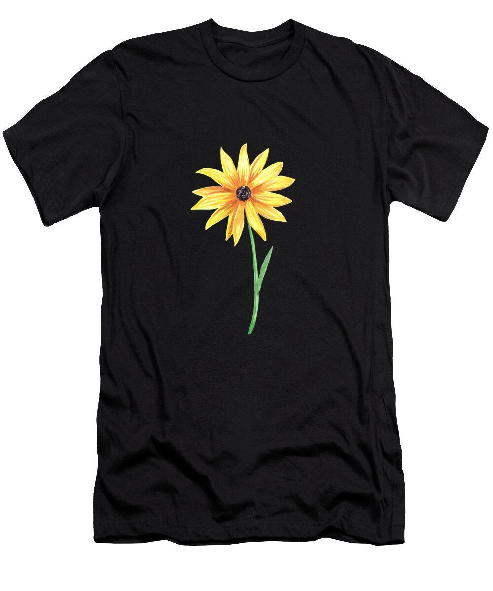 Watercolor Flower Floral Art Minimalism Png Xxiv Irina Sztukowski T-Shirt