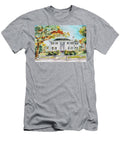 Watercolor Painting of Historic Texas House Kim Guthrie T-Shirt