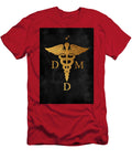 Watercolors Dentist Dmd Caduceus Watercolor Print Medical Art Symbol Anatomy Art Clinic Wall Art Dec Leith Huber T-Shirt