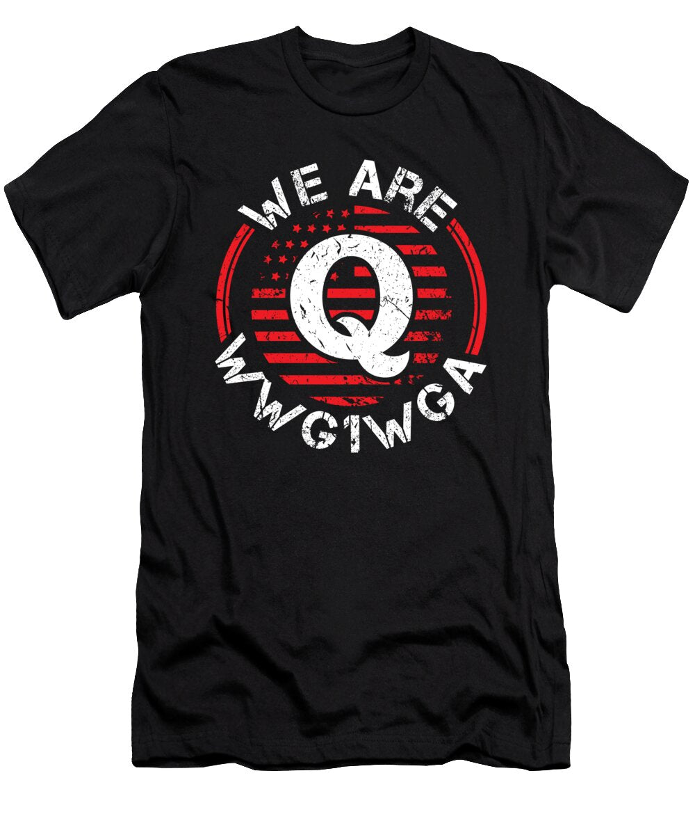 We Are Q Wwg1wga Conspiracy Trump Believer Design Product Sel Mermaid T-Shirt