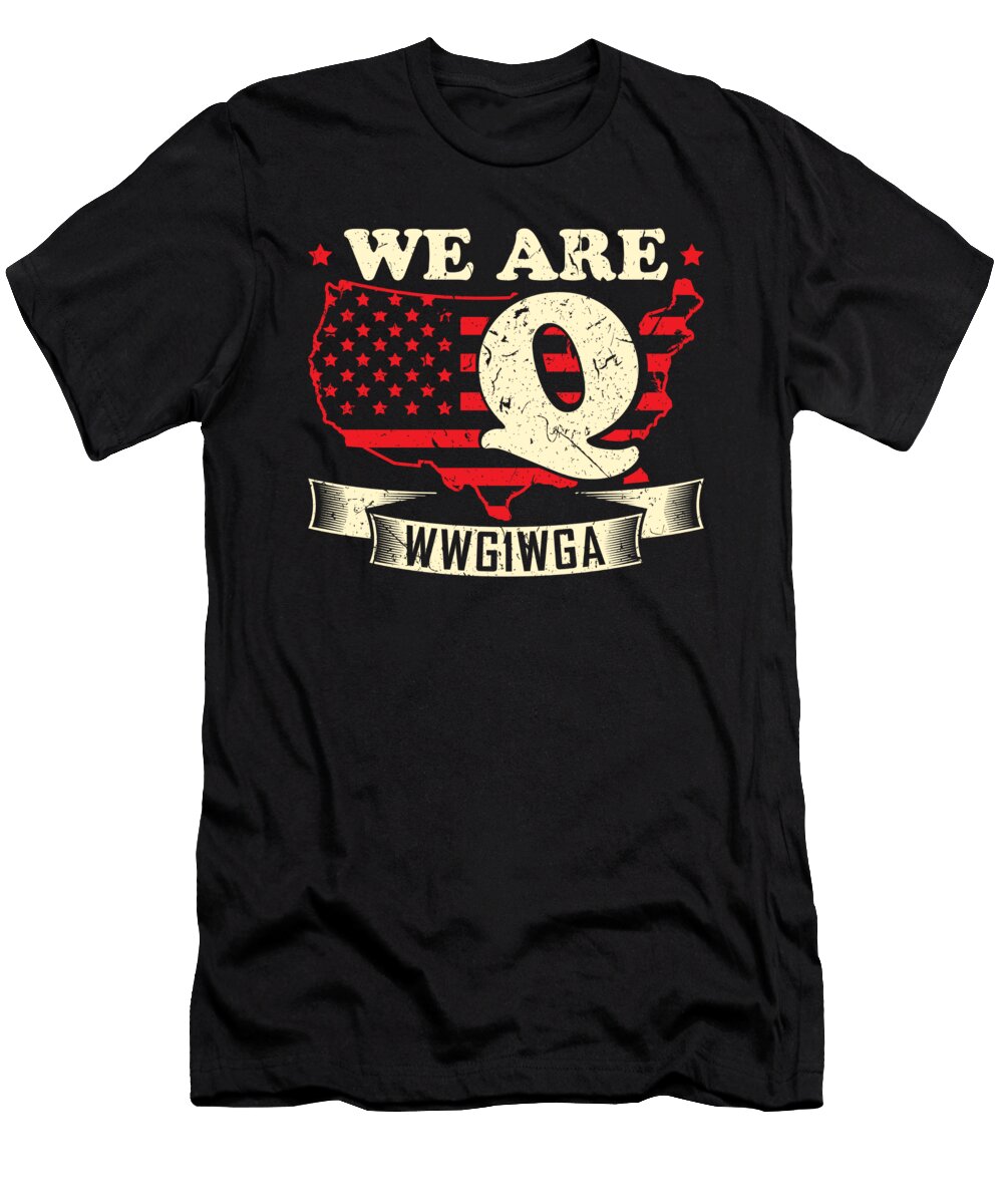We Are Q Wwg1wga Q Anon Conspiracy Design Product Sel Mermaid T-Shirt