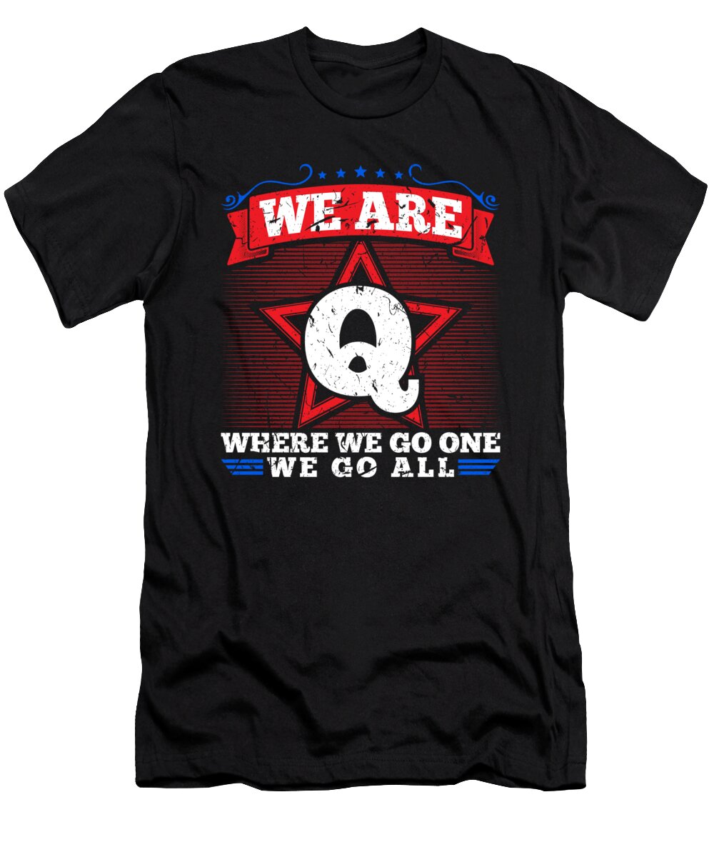 We Are Q Wwg1wga Q Anon Conspiracy Gifts Product Sel Mermaid T-Shirt