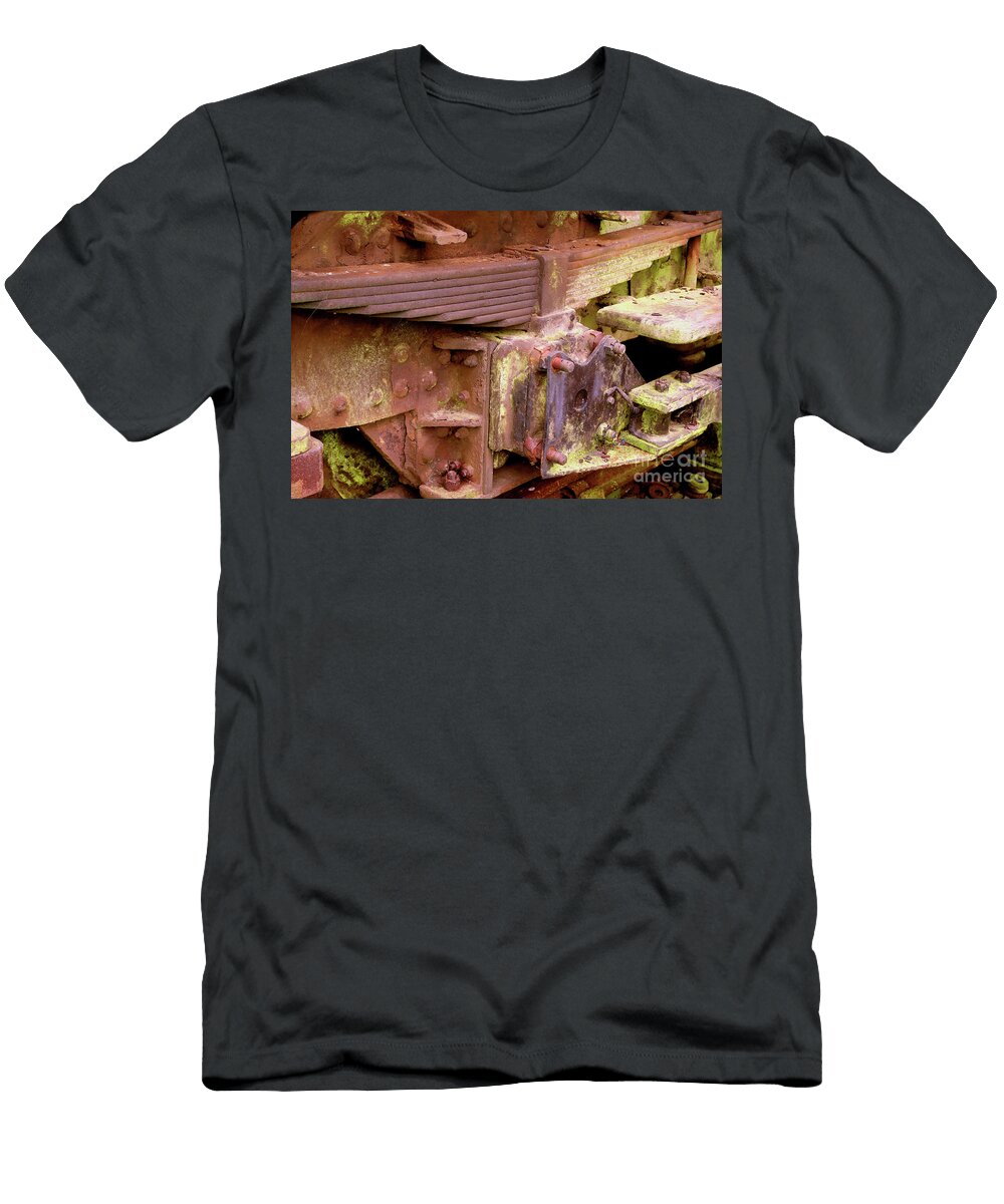 Weathered Railway Train Barbara Garratt T-Shirt