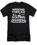 Weekend Forcast Golfing Jacob Zelazny T-Shirt
