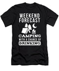 Weekend Forecast Camping with a Chance of Drinking Jacob Zelazny T-Shirt