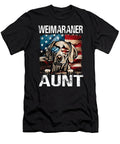Weimaraner Aunt USA Flag Patriotic Thepassionshop T-Shirt