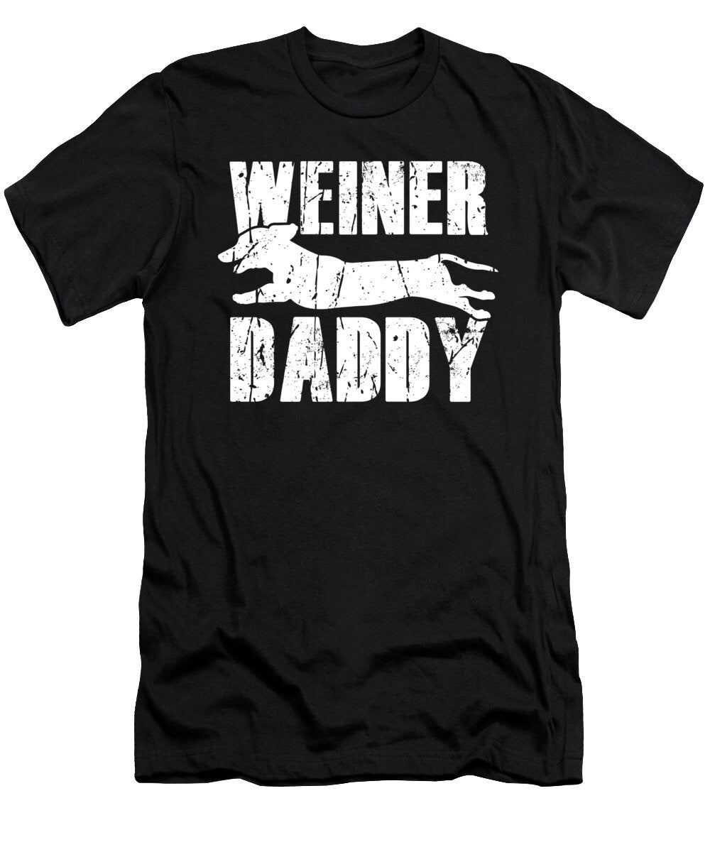 Weiner Daddy Hotdog Dachshund Animal Pet Owner Florian Dold Art T-Shirt