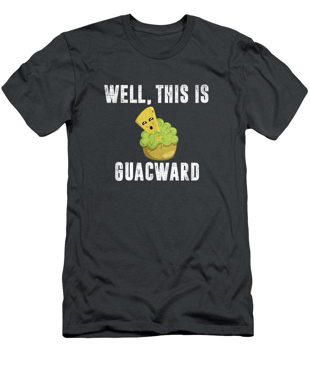Well This Is Guacward Avocado Guacamole Awkward Cinco De Mayo Janipherao698 T-Shirt