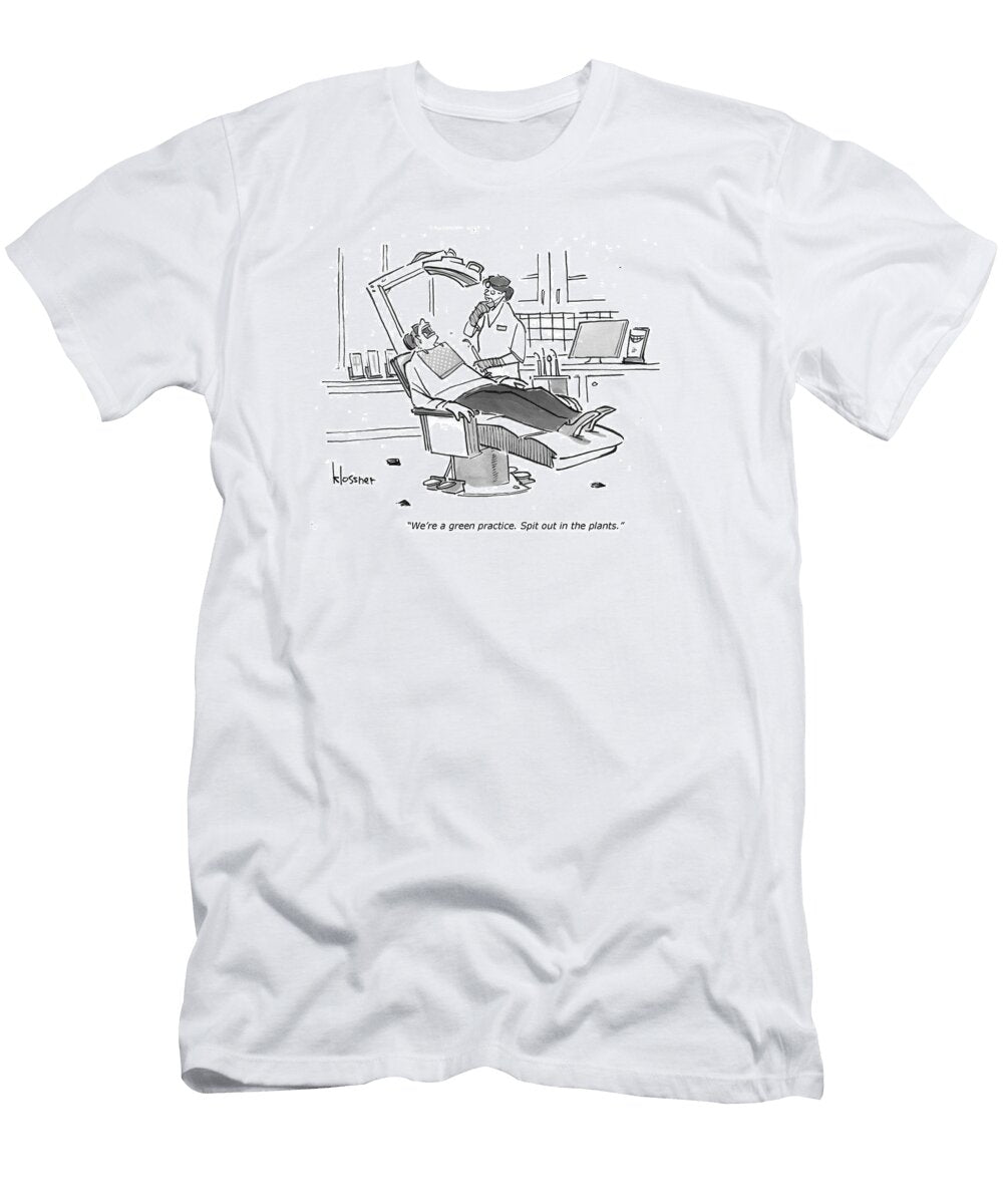 Were a Green Practice Spit Out in the Plants John Klossner No Index T-Shirt