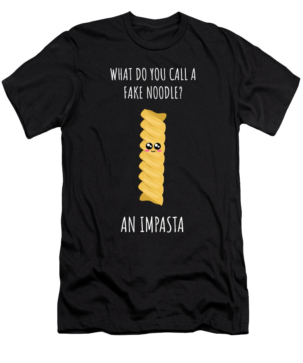 What Do You Call a Fake Noodle an Impasta Funny Noodle Pun Dogboo T-Shirt