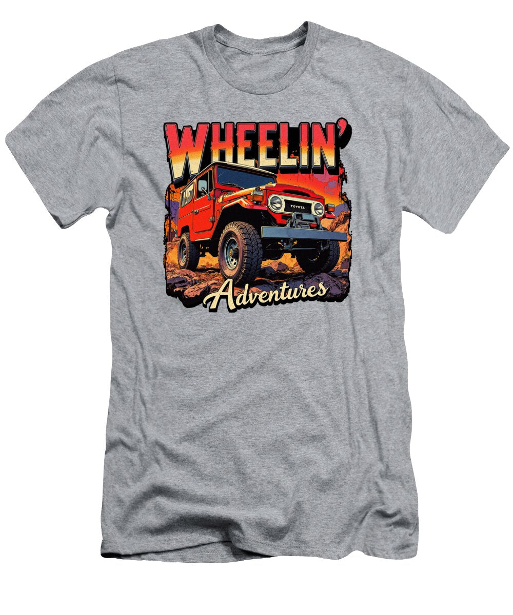 Wheelin Cruiser Car Arty T-Shirt