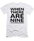 When There Are Nine Ruth Bader Ginsburg Rbg Zahra El Bouaitaoui T-Shirt