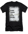 When Words Fail Ricky Barnard T-Shirt