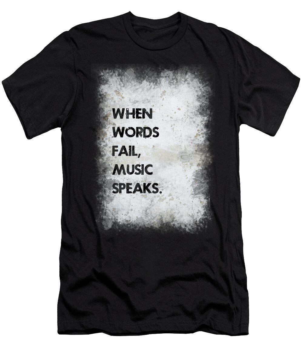When Words Fail Ricky Barnard T-Shirt