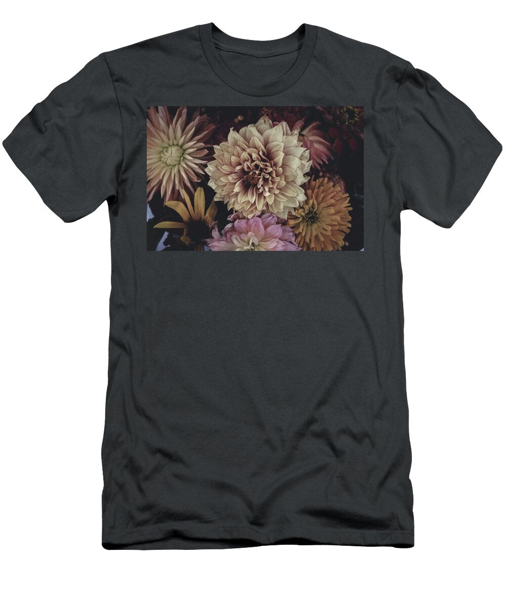 While on Vacation At the Beach We Went to a Nearby County Fair Assorted Color Flower Arrangement Tillamook United States Julien T-Shirt