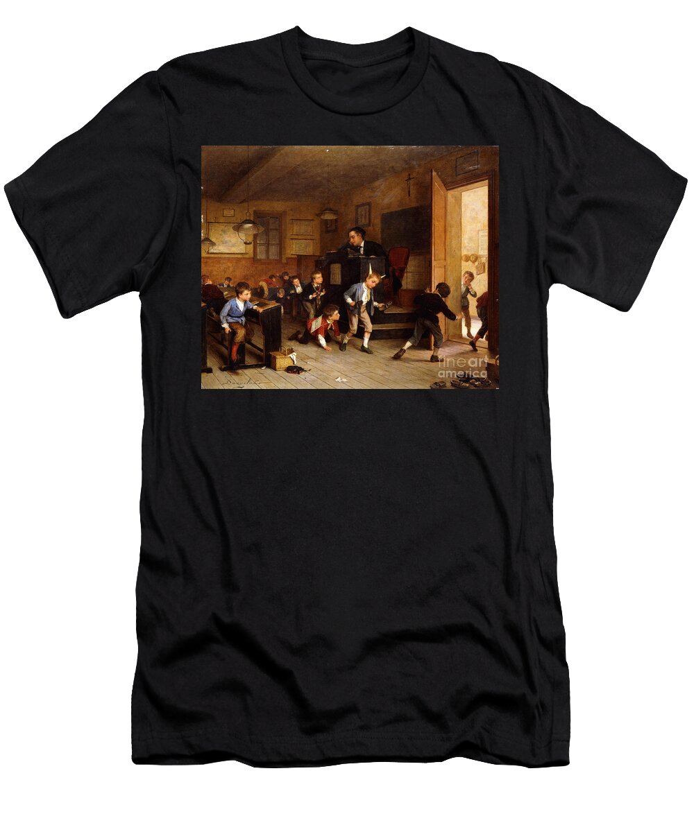 While Teacher Sleeps Andre Henri Dargelas T-Shirt