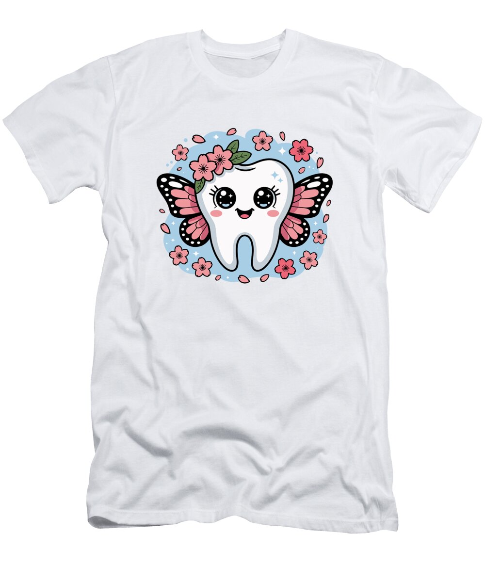 Whimsical Fairy Tooth Journey Joanna Redesiuk T-Shirt