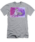 Whippet in Purple Zelda Tessadori T-Shirt