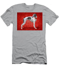 Whippet in Red Zelda Tessadori T-Shirt