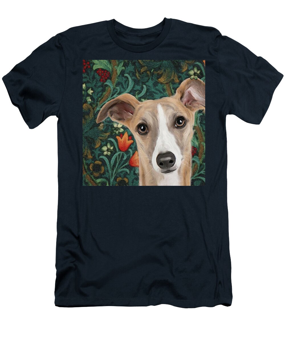 Whippet in the Woods Zelda Tessadori T-Shirt